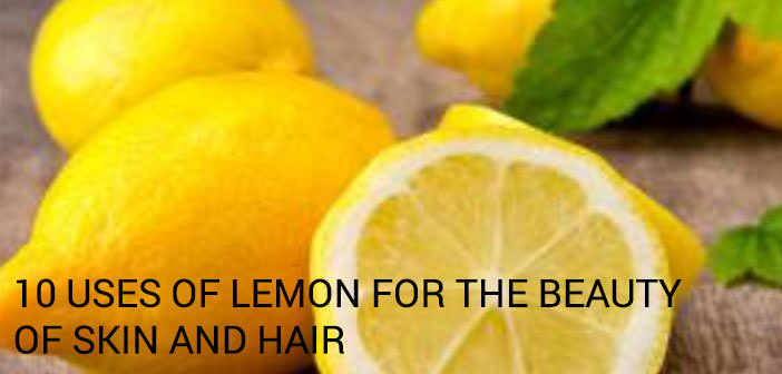 lemon for skin and hair